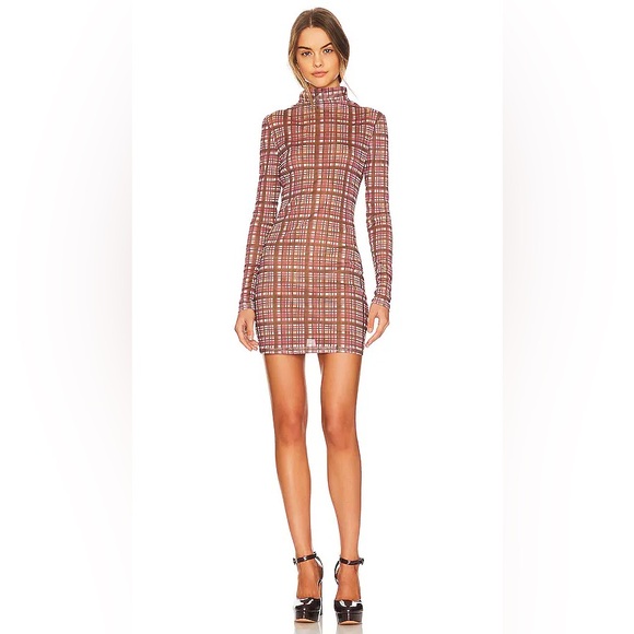 Atoir Dresses & Skirts - ATOIR X Lara Worthington Bodycon Mini Dress - Pink Check